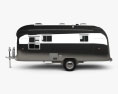 Airstream Flying Cloud Travel Trailer 1954 3d model side view