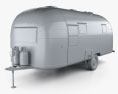 Airstream Flying Cloud Travel Trailer 1954 Modèle 3d clay render
