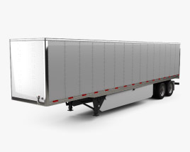 Utility 4000D-X Composite Wall Sattelauflieger 2014 3D-Modell