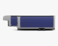 LOHR Confidential Car Transporter Semi Trailer 2015 3d model side view