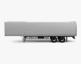 Fruehauf FVA241C Dry Van Semi-remorque 2017 Modèle 3d vue de côté