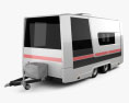 GAZ Gazelle Next Ambulancia Trailer 2017 Modelo 3D