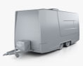 GAZ Gazelle Next Ambulancia Trailer 2017 Modelo 3D clay render