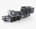 Fracturing Unit Semi Trailer 2018 3d model