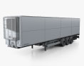 Schwarzmueller Refrigerator Semi Trailer 3-axle 2016 3d model wire render
