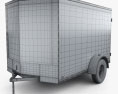 Continental Cargo Car Trailer 2015 Modèle 3d wire render