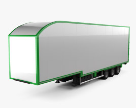 Don-Bur Two-Tier Lifting Deck Semirreboque 2020 Modelo 3d