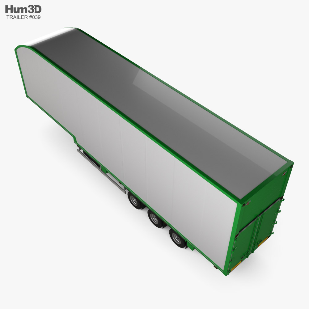 Download Don Bur Two Tier Lifting Deck Semi Trailer 2020 3d Model Vehicles On Hum3d