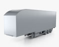 Don-Bur Two-Tier Lifting Deck Semi-remorque 2020 Modèle 3d clay render