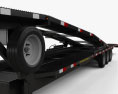 Kaufman Double Deck EZ4 Gooseneck Car Hauler Trailer 2021 3D 모델 