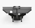 Kaufman Double Deck EZ4 Gooseneck Car Hauler Trailer 2021 Modello 3D vista frontale