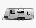 Jayco Journey Caravan Car Trailer 2021 Modelo 3d vista lateral