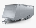 Jayco Journey Caravan Car Trailer 2021 Modelo 3d argila render