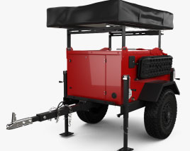 Hinckley Overlanding Goat Overland Car Trailer 2022 3D model