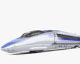 500 Series Shinkansen Hochgeschwindigkeitszug 3D-Modell