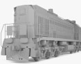 BMZ TEM18V 디젤 기관차 3D 모델 