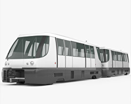 Bombardier Innovia APM PHX Sky Train 2014 3D model