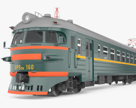 ER9PK-160-SL Train de banlieue Modèle 3D