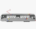 LM-68M Straßenbahn 3D-Modell