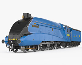 LNER Class A4 4468 Mallard 1938 Steam Locomotive 3D model