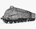 LNER Class A4 4468 Mallard 1938 Steam Locomotive 3d model