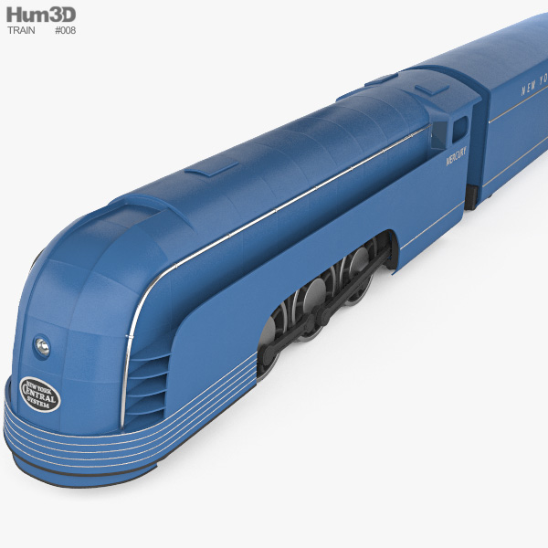 Mercury Streamliner 列車 3dモデル 列車 On Hum3d