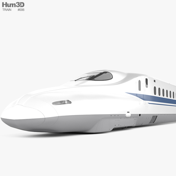 N700 Series Shinkansen 列車 3dモデル 列車 On Hum3d