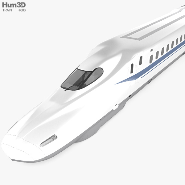 N700 Series Shinkansen 列車 3dモデル 列車 On Hum3d