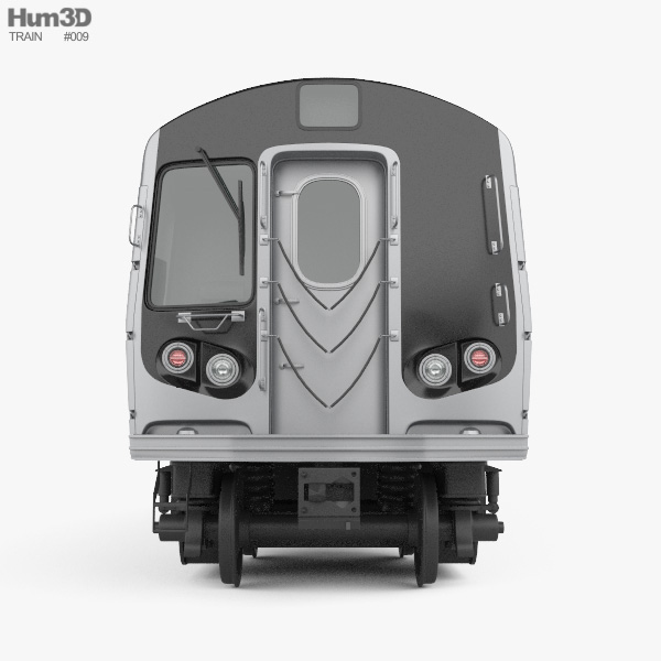 R160 Nyc Subway Car 3d Model Train On Hum3d