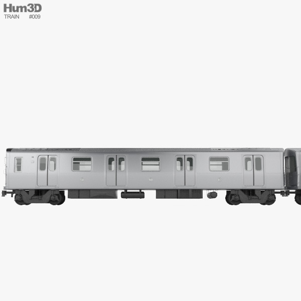 R160 Nyc Subway Car 3d Model Train On Hum3d