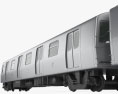 R160 NYC Subway car 3d model