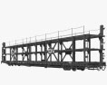 Railroad car transporter (Autorack) 3D-Modell