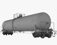 Railroad tank wagon Modèle 3d