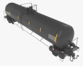Railroad tank wagon 3d model