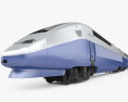 Високошвидкісний двоповерховий електропоїзд SNCF TGV 2N2 3D модель