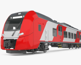 Siemens Lastochka Electric Train 3D model