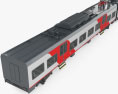 Siemens Lastochka 전기 기차 3D 모델 