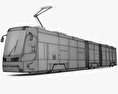 UVZ-PESA 71-414 2015 Tram Modello 3D