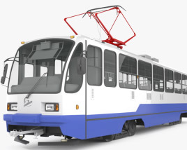 Uraltransmash 71-403 Tranvía Modelo 3D