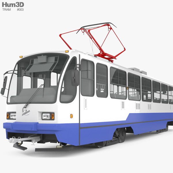 Uraltransmash 71-403 Tram 3D model