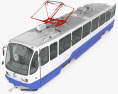 Uraltransmash 71-403 Straßenbahn 3D-Modell