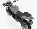 Triumph Street Triple R 2012 Modèle 3d vue du dessus