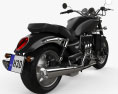 Triumph Rocket III roadster 2013 3d model back view