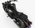 Triumph Rocket III roadster 2013 3d model top view