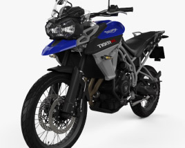Triumph New Tiger 800 XC 2015 Modèle 3D