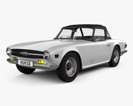 Triumph TR6 1969 3D model