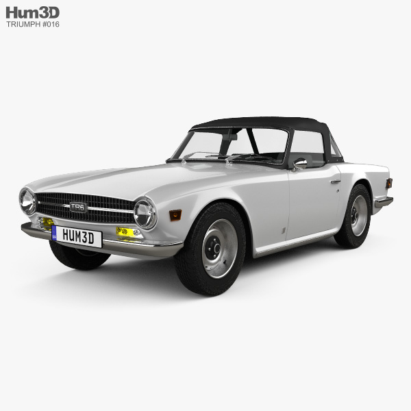 Triumph TR6 1969 3D model