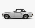 Triumph TR6 1969 3d model side view