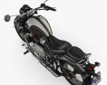 Triumph Bonneville Speedmaster 2018 3D-Modell Draufsicht