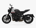 Triumph Trident 660 2022 Modelo 3D vista lateral